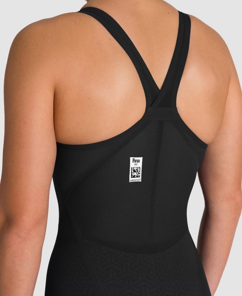 Noir Doré Combinaison Natation Arena Powerskin Carbon Glide Closed Back - NYN-7140630