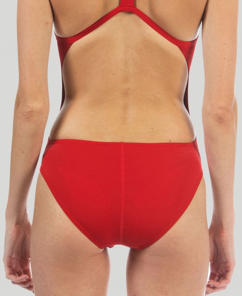 Rouge Argent Maillot de Bain Arena Challenge - DCB-9748490