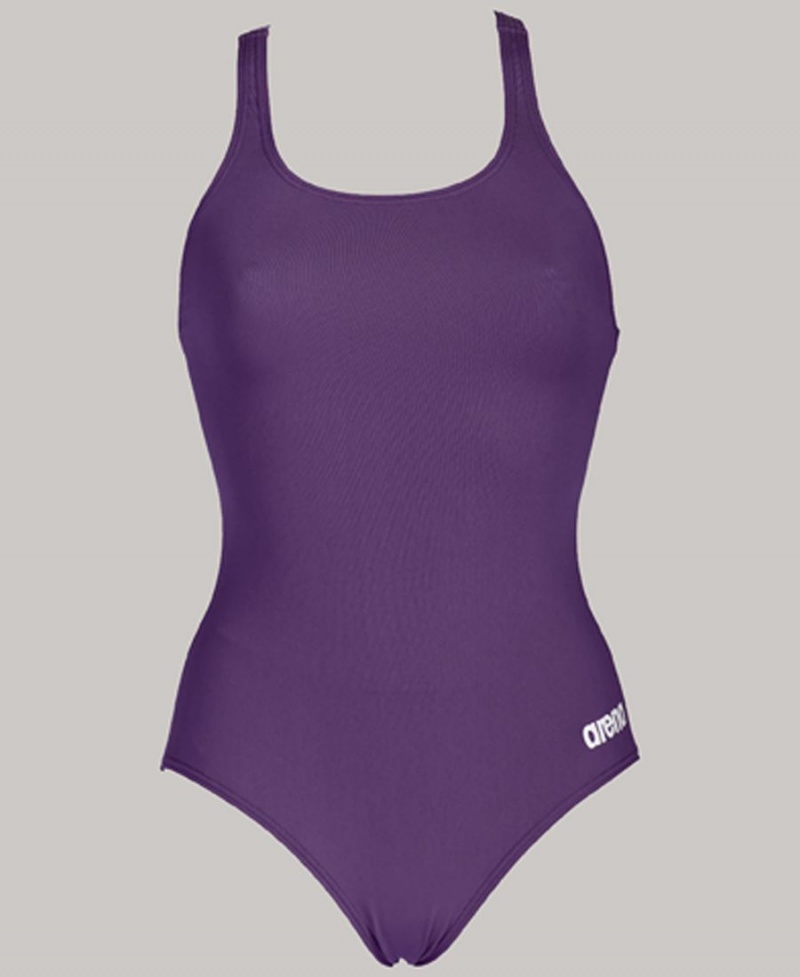 Violette Maillot de Bain Arena Madison Swim Pro Back - XQY-5533158