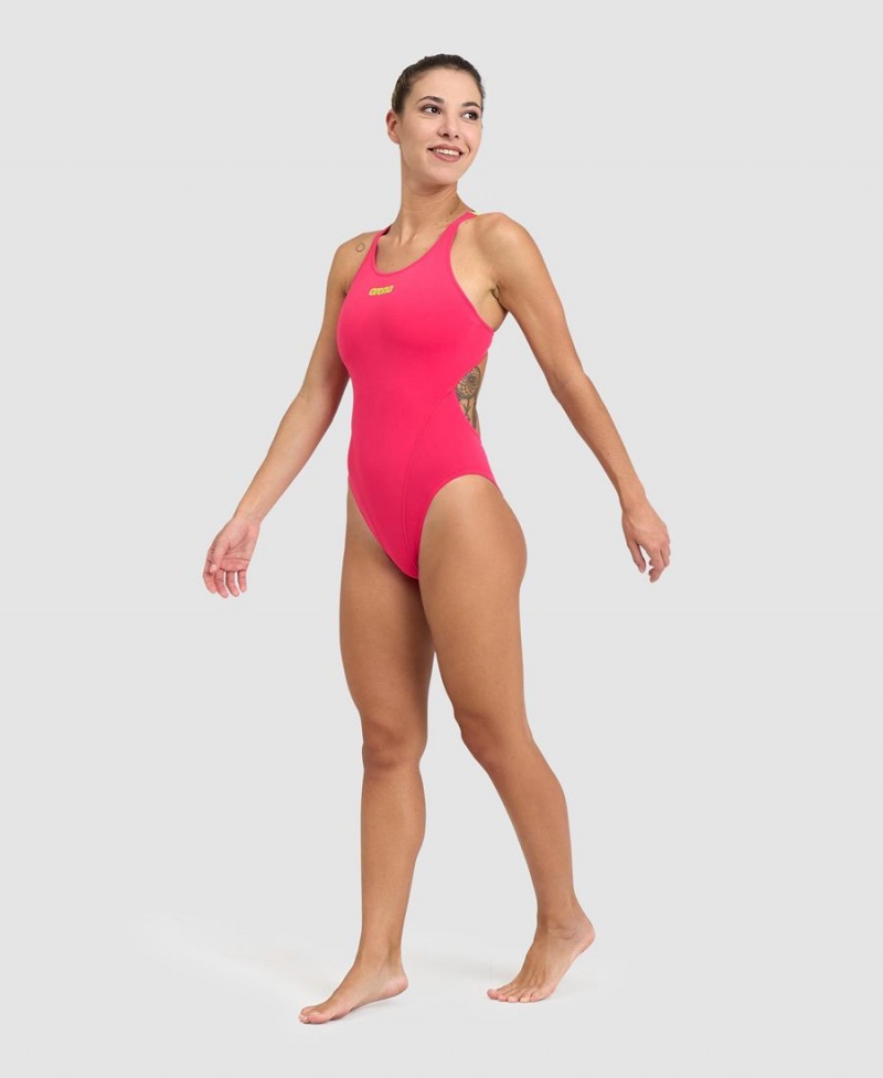 Rose Vert Maillot de Bain Arena Team Swim Tech Solid - FYS-9240614