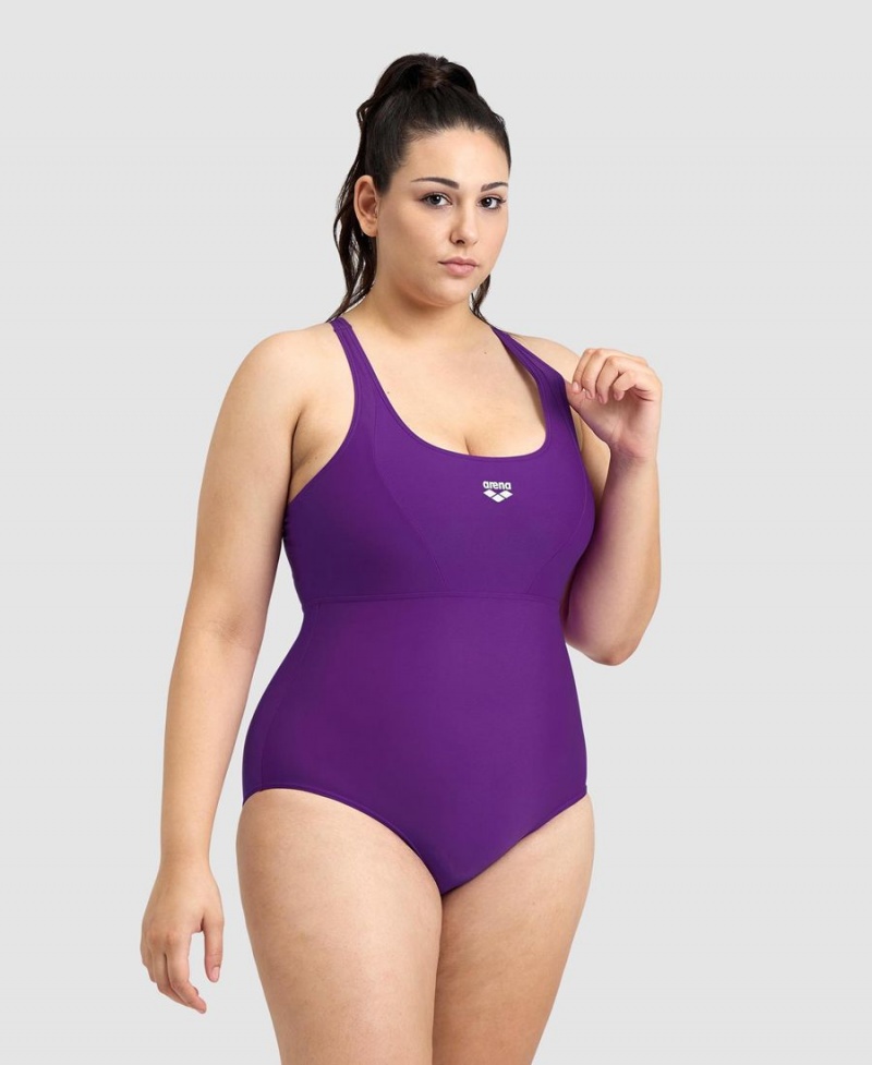 Violette Maillot de Bain Arena Solid Control Pro Back Plus - SFA-2033966