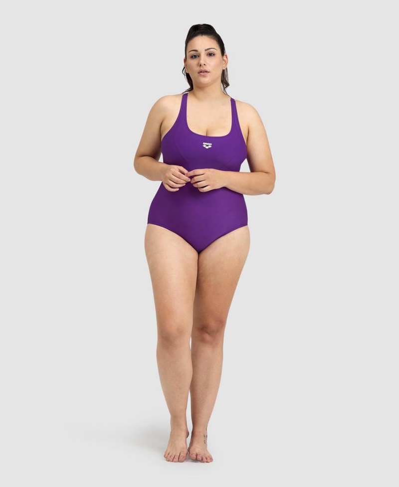 Violette Maillot de Bain Arena Solid Control Pro Back Plus - SFA-2033966