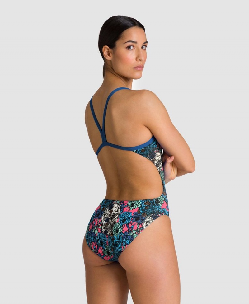 Bleu Rose Maillot de Bain Arena Drew Kibler Collection Challenge Back - LIU-8432746