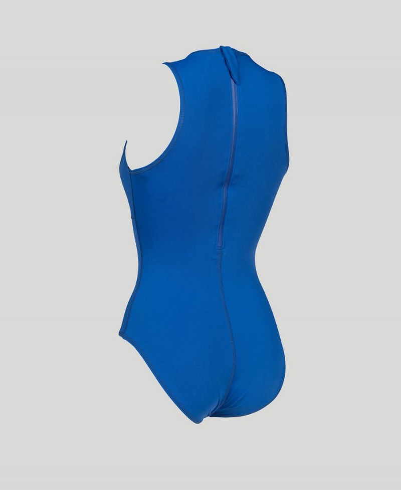 Bleu Maillot de Bain Arena Solid Waterpolo - JIW-0111673