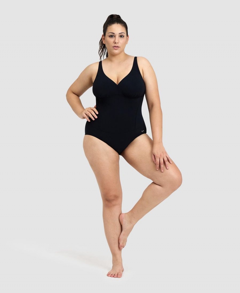 Noir Maillot de Bain Arena BodyLift Maura U Back Plus - LTF-5324454