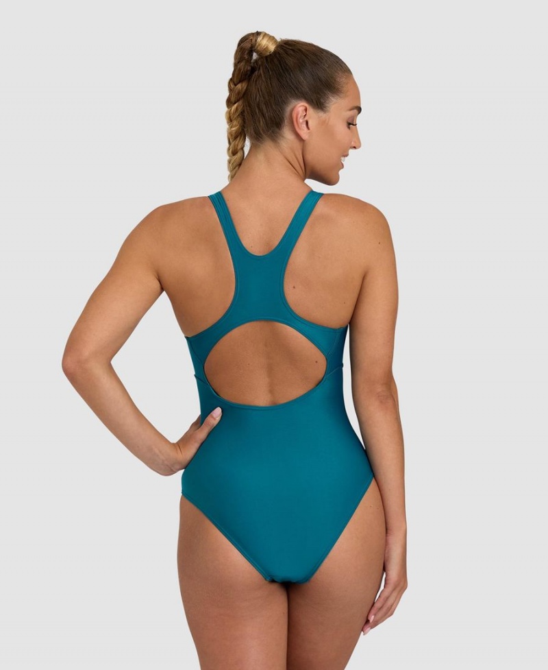 Bleu Maillot de Bain Arena Solid Control Pro Back - VOO-5886171