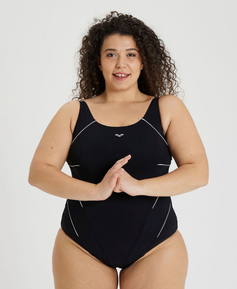 Noir Maillot de Bain Arena BodyLift Jewel Plus - JMC-2299476