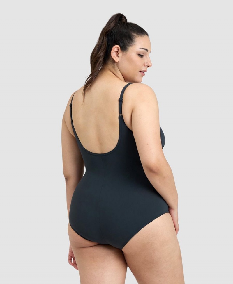 Grise Maillot de Bain Arena BodyLift Maura U Back Plus - DPU-5804519