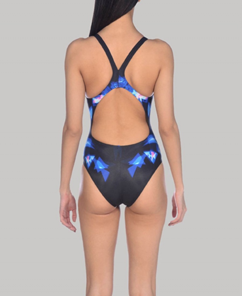 Noir Bleu Maillot de Bain Arena One Luckystar Swim Pro - TCX-3259923