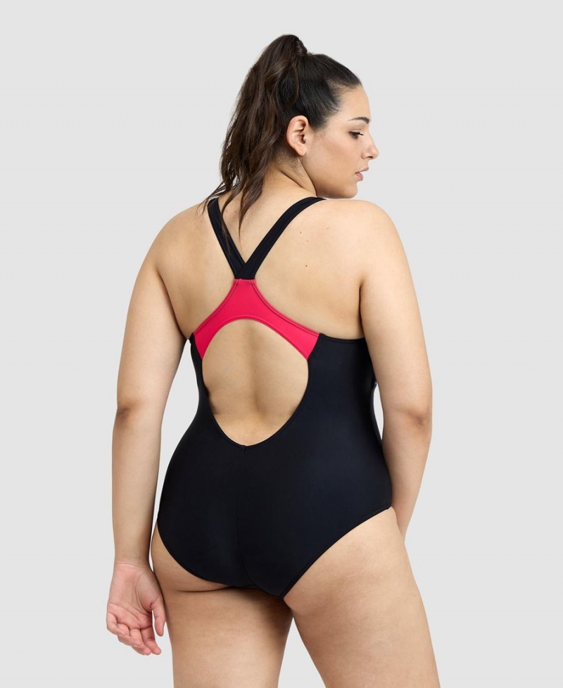 Noir Rouge Maillot de Bain Arena Threefold V Back Plus - RZW-5553998