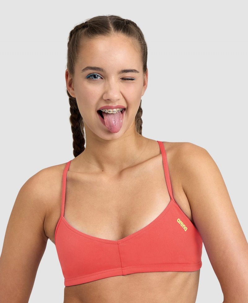 Rouge Haut de Bikini Arena Live Bandeau - SCB-7465408