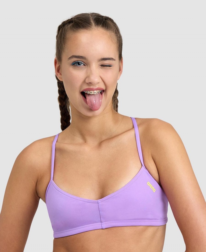 Violette Haut de Bikini Arena Live Bandeau - INU-1970577