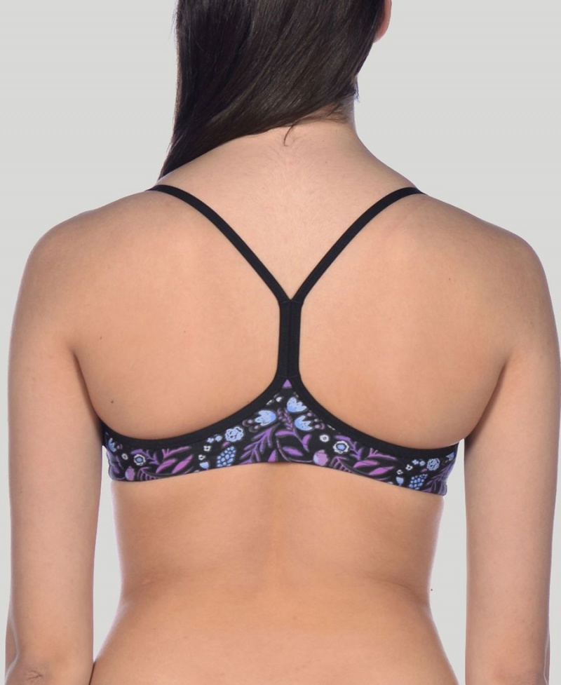 Noir Multicolore Haut de Bikini Arena BE Bandeau - MBF-2936087