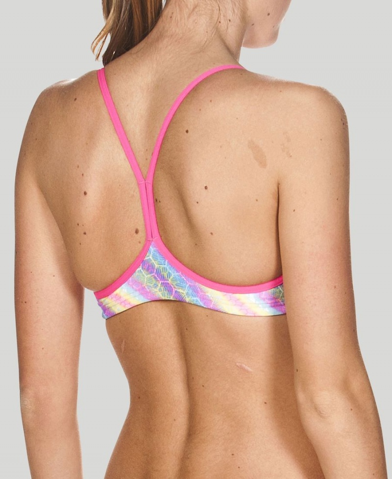 Rose Multicolore Haut de Bikini Arena BE Bandeau - TYB-2080127