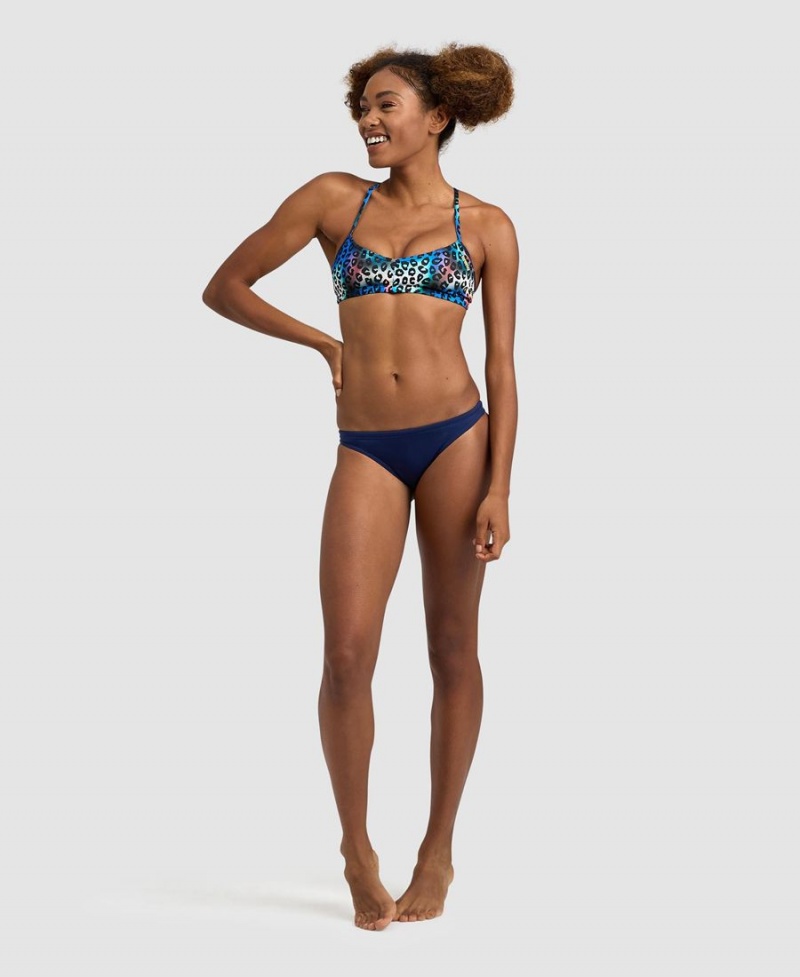 Bleu Multicolore Haut de Bikini Arena Live Bandeau - RKA-6451618