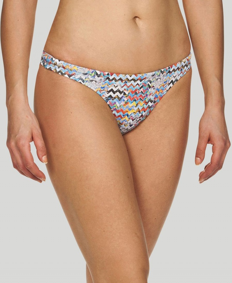 Grise Multicolore Bas de Bikini Arena Ethno Zigzag - GLF-8311519