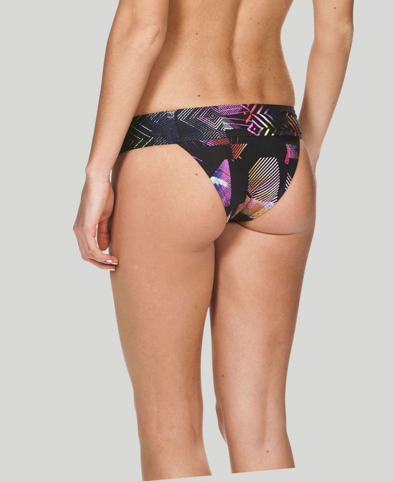 Noir Multicolore Bas de Bikini Arena Desires - TYJ-9142220