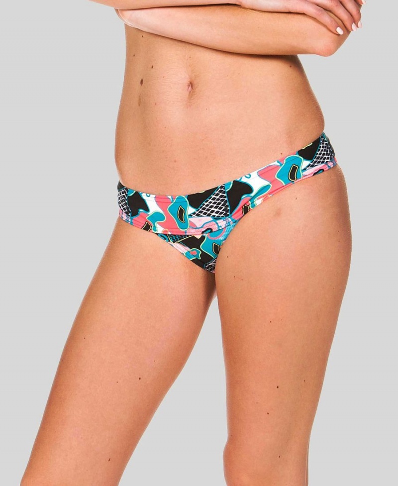 Bleu Multicolore Bas de Bikini Arena Desires - OWW-0053222