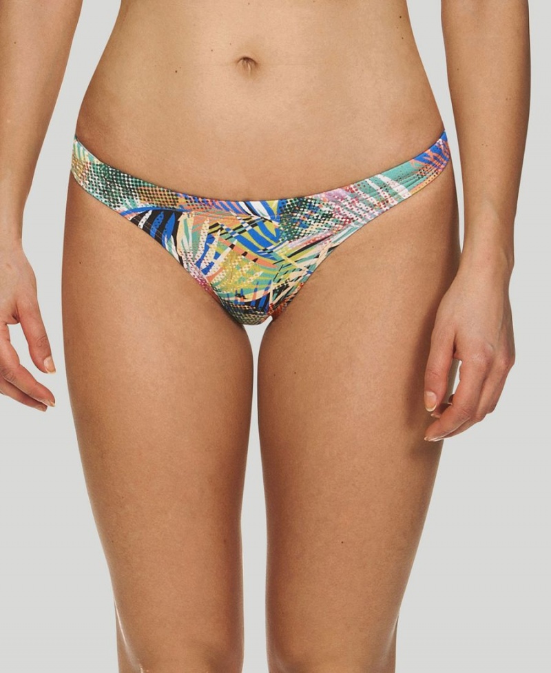 Noir Multicolore Bas de Bikini Arena Floral Allover - LVL-4896416