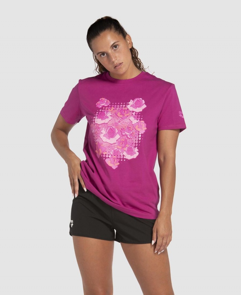 Violette T-Shirt Arena Breast Cancer Awareness Collection - BWT-3215804