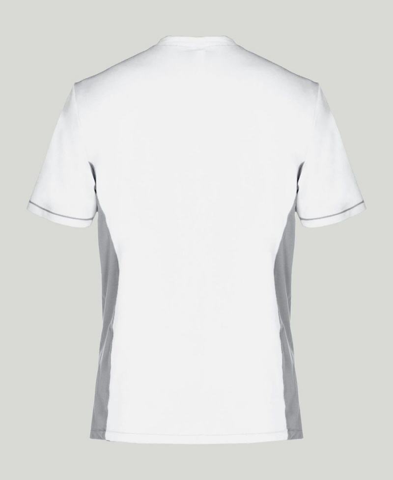 Blanche T-Shirt Arena Team Line Tech Corta Sleeve - UYC-8280309