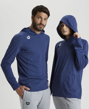 Bleu Marine T-Shirt Arena Team Encapuchonné Panel - XPS-9482134