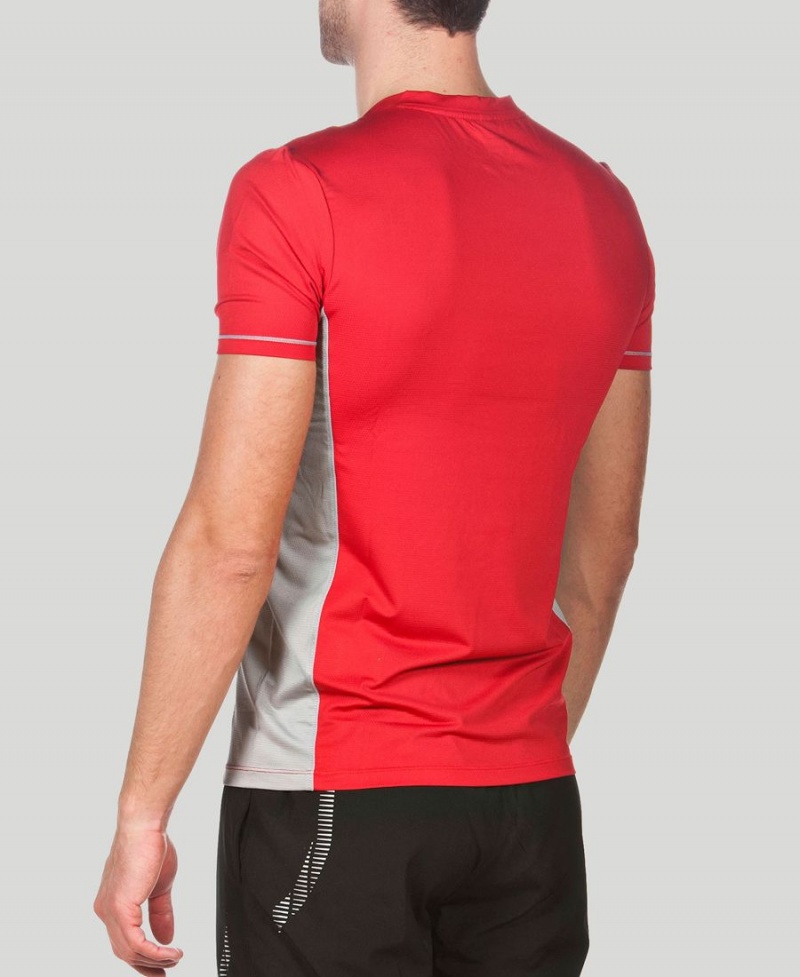 Rouge T-Shirt Arena Team Line Tech Corta Sleeve - KPC-1429434