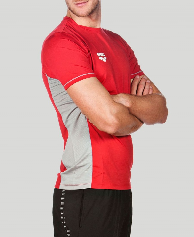 Rouge T-Shirt Arena Team Line Tech Corta Sleeve - KPC-1429434