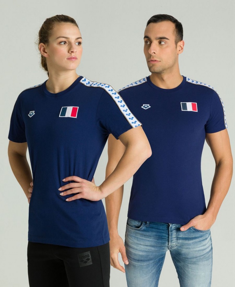 Bleu Marine T-Shirt Arena Team Nations - IGY-1592339