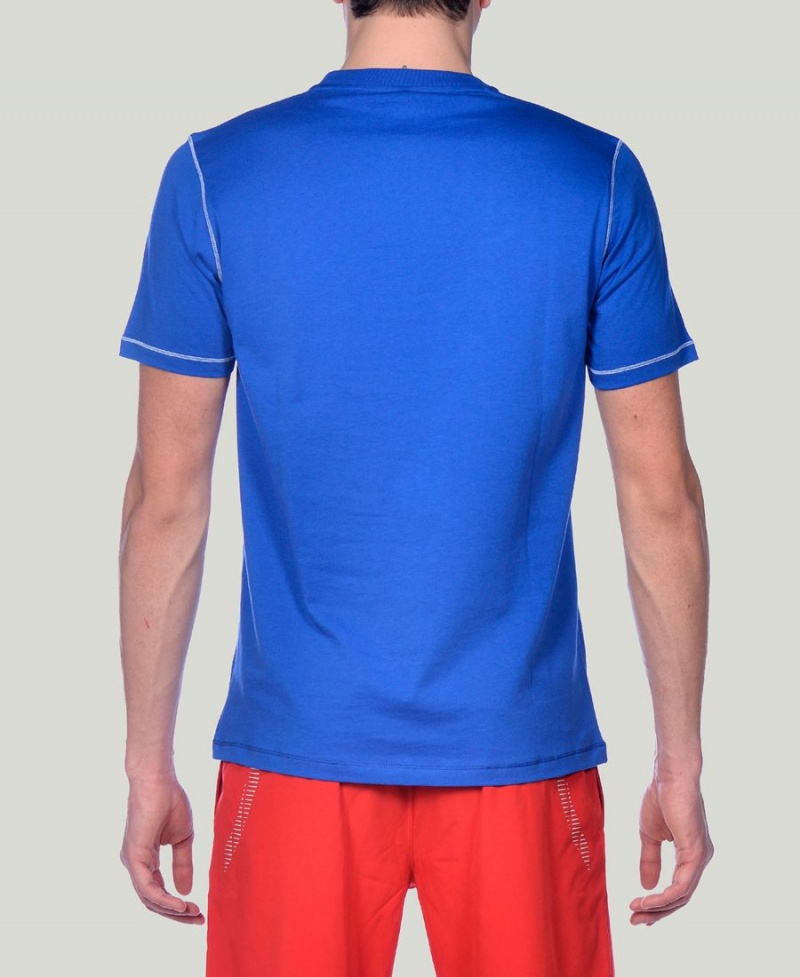 Bleu T-Shirt Arena Team Line Corta Sleeve - UGR-6317120