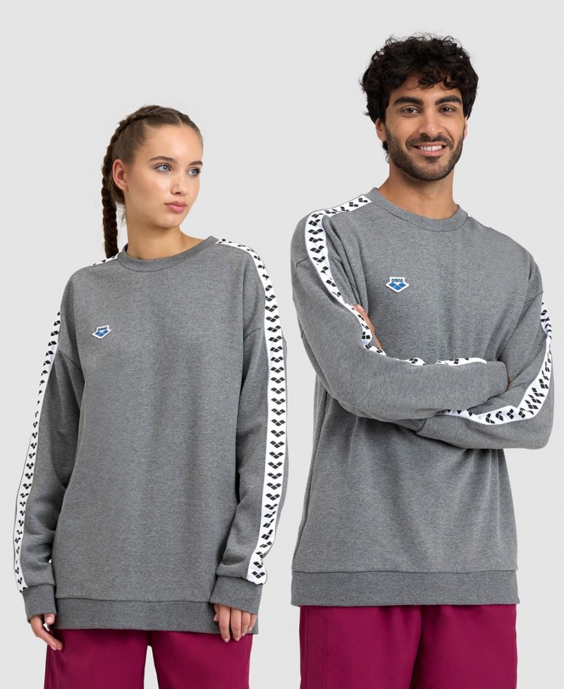 Grise Blanche Sweatshirt Arena Oversized Team - PAU-8528925