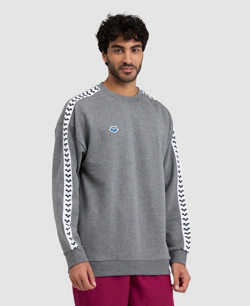 Grise Blanche Sweatshirt Arena Oversized Team - PAU-8528925