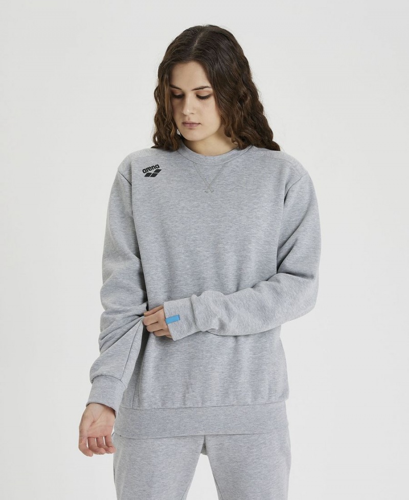 Grise Sweatshirt Arena Solid Crewneck - JSY-4784629