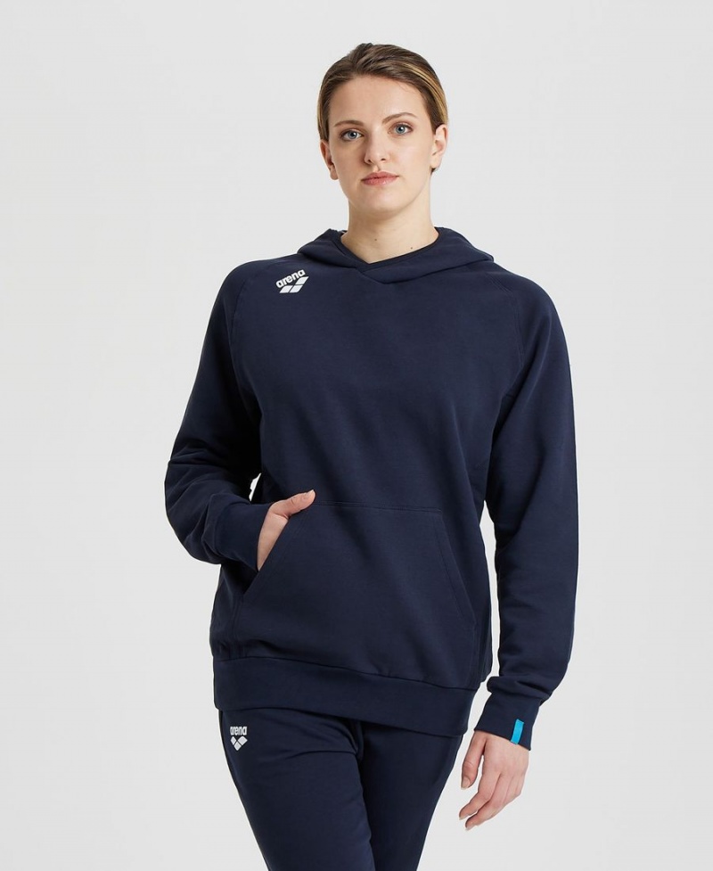 Bleu Marine Sweatshirt Arena Team Encapuchonné Panel - LHE-7428124