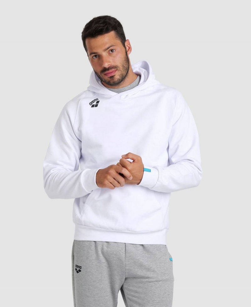 Blanche Sweatshirt Arena Team Encapuchonné Panel - TTO-5342673