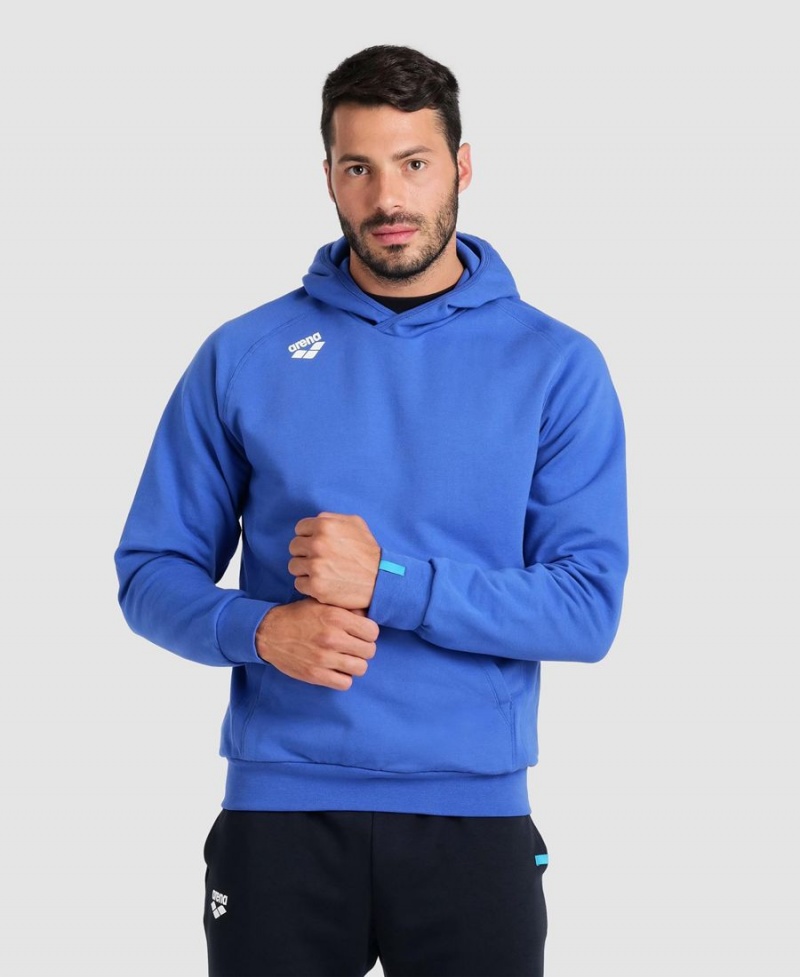 Bleu Sweatshirt Arena Team Encapuchonné Panel - JKR-0341664