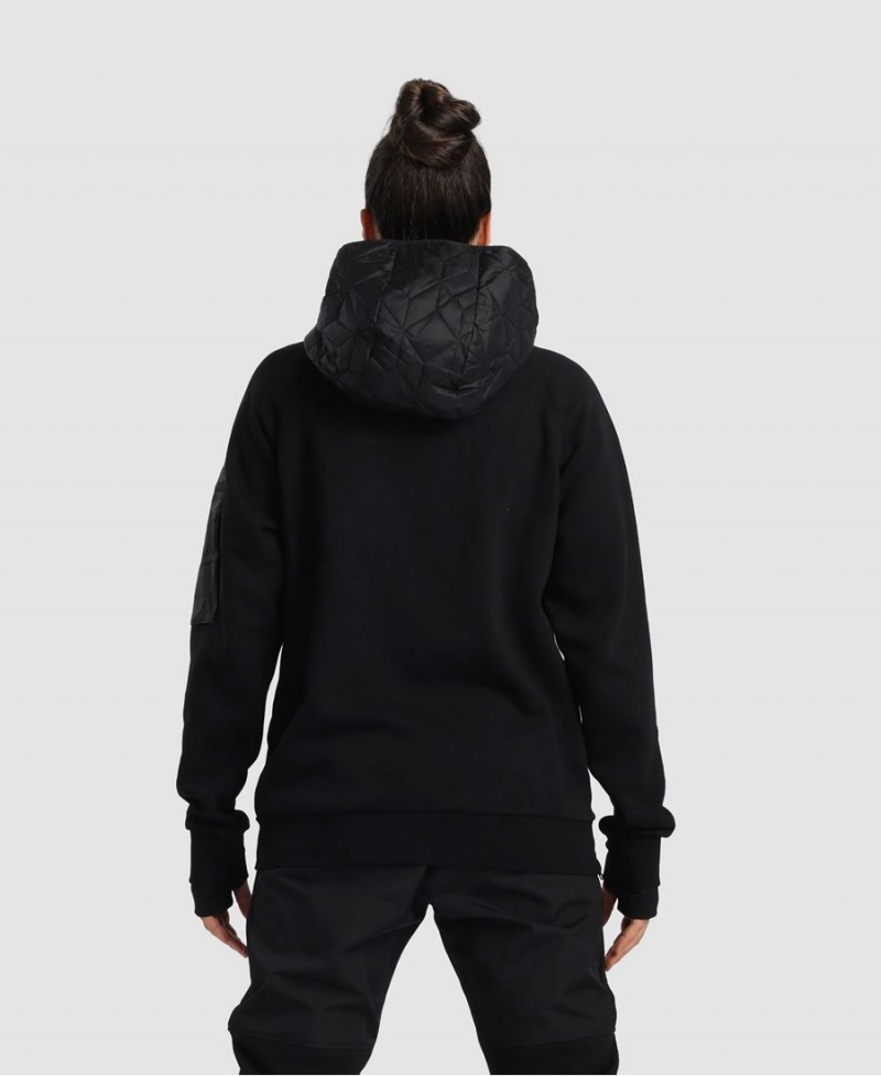 Noir Sweatshirt Arena Encapuchonné Tech - COR-1902026