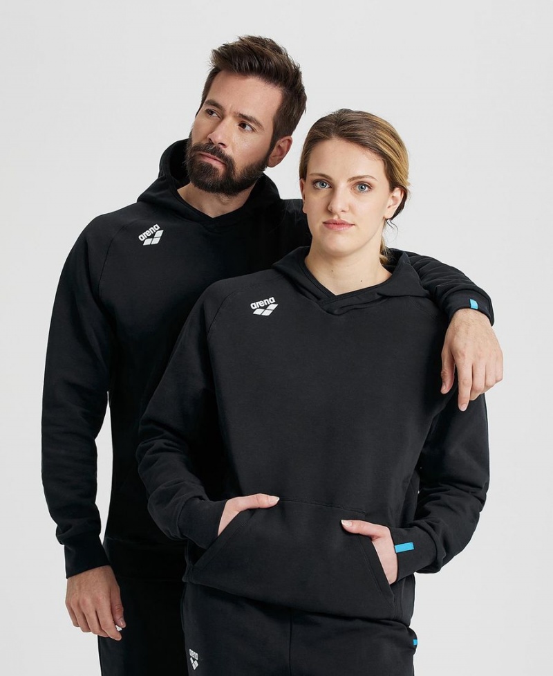 Noir Sweatshirt Arena Team Encapuchonné Panel - NFW-3432183