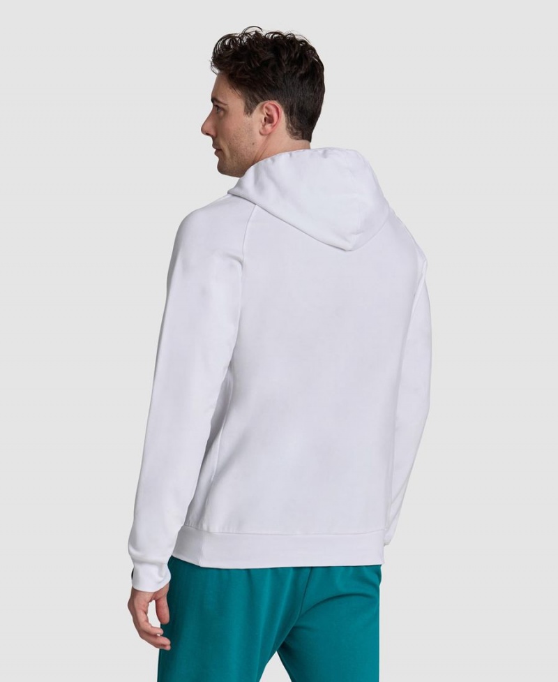 Blanche Sweatshirt Arena Planet D'eau Encapuchonné - IIK-7265171