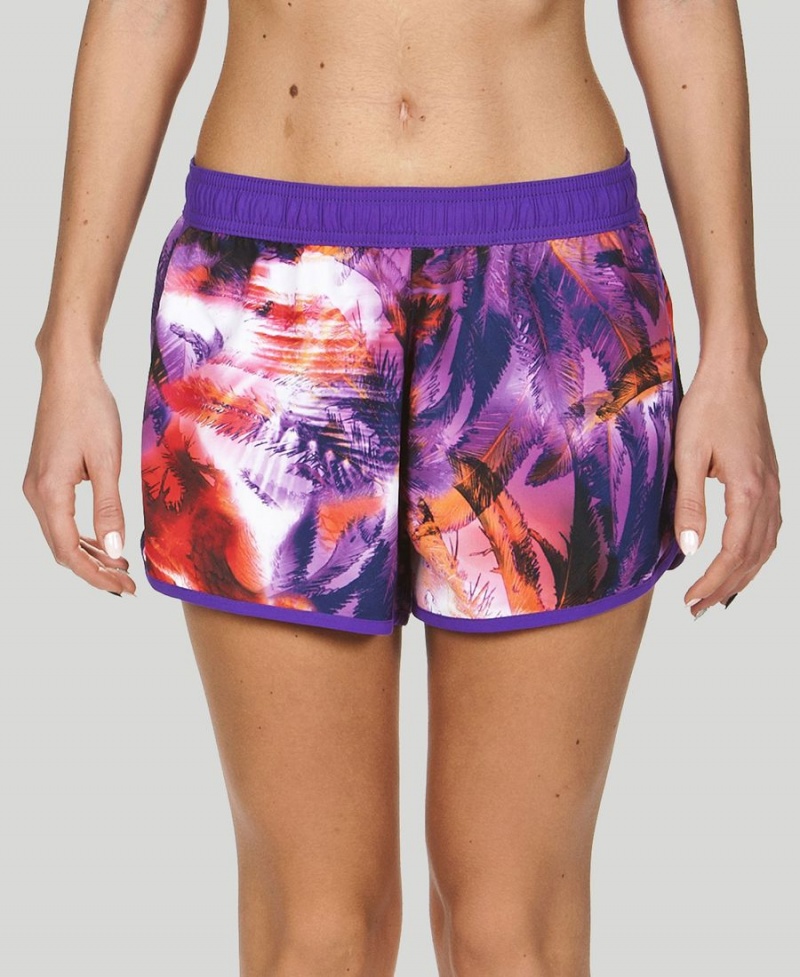 Violette Multicolore Short Arena Palms Sport - BDY-4813844