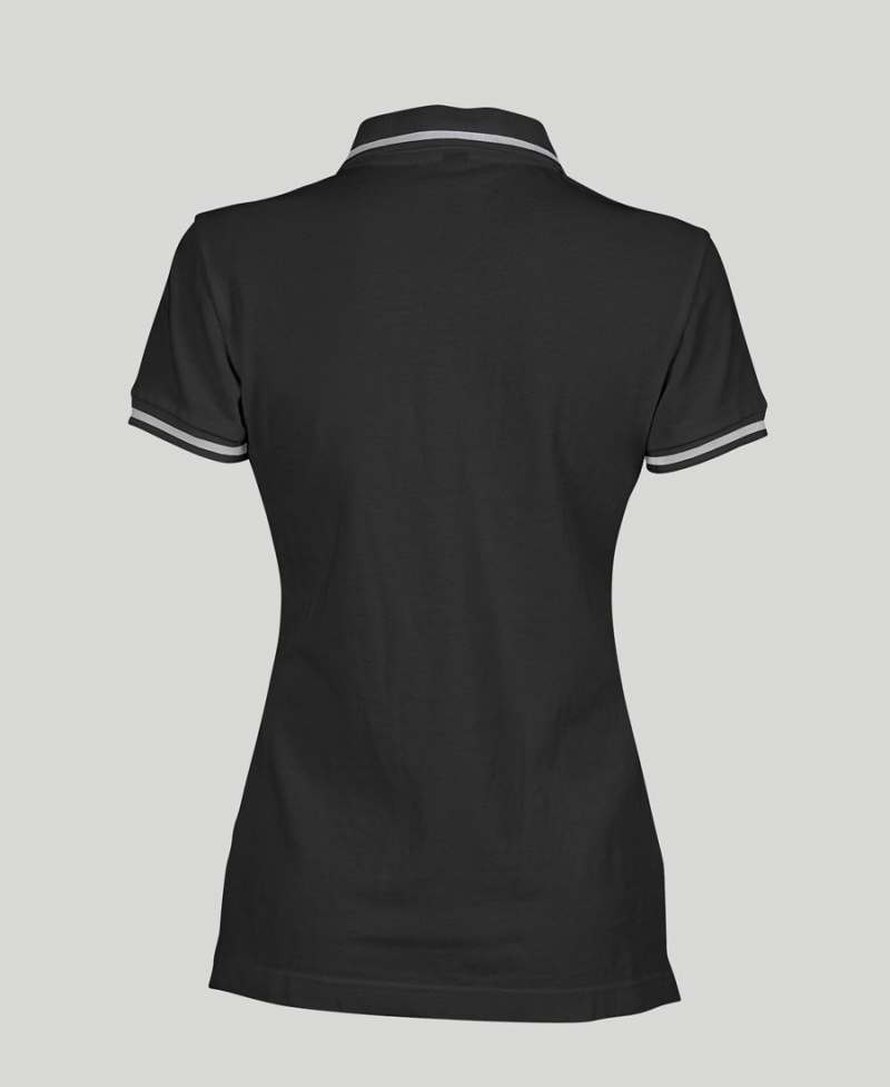 Noir Polo Arena Team Line Corta Sleeve - IXM-5293754