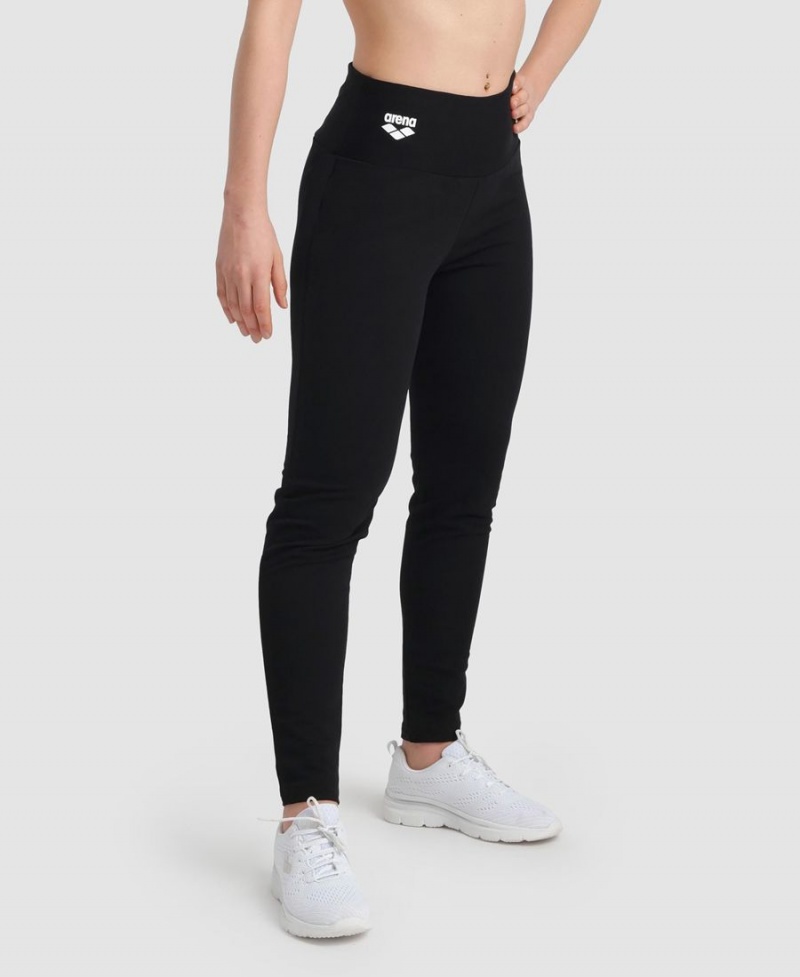 Noir Pantalon Arena Fleece Solid - WQB-4774770