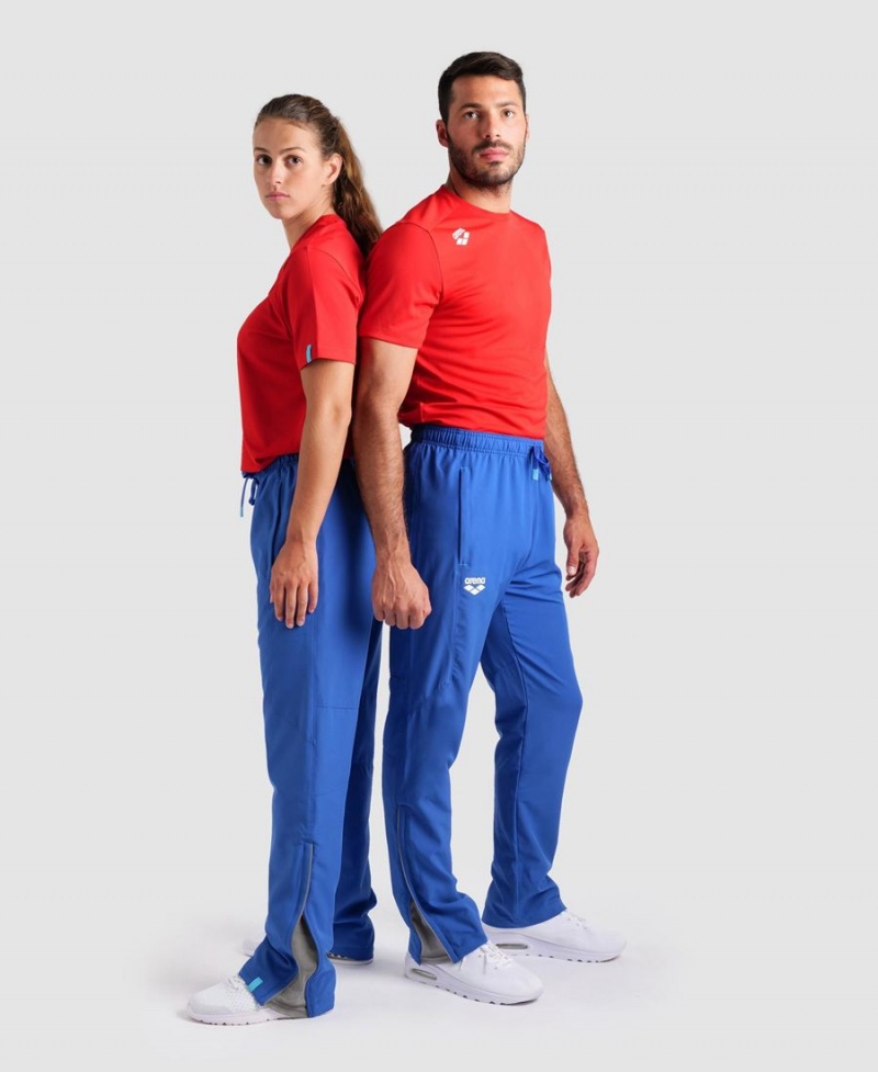 Bleu Pantalon Arena Team Sports Panel - QNF-5014377