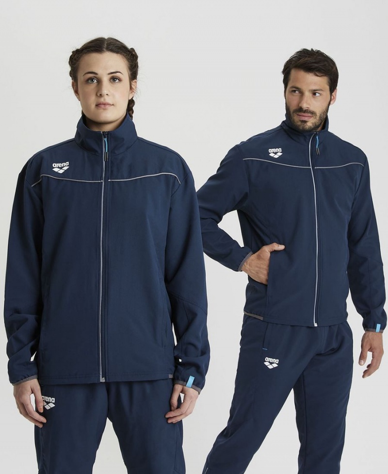 Bleu Marine Veste Arena Team Sports Panel - WUR-7308645