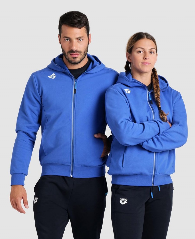 Bleu Veste Arena Team Encapuchonné Panel - OAM-2166714