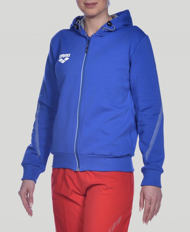 Bleu Veste Arena Team Line Encapuchonné - YCM-7088772