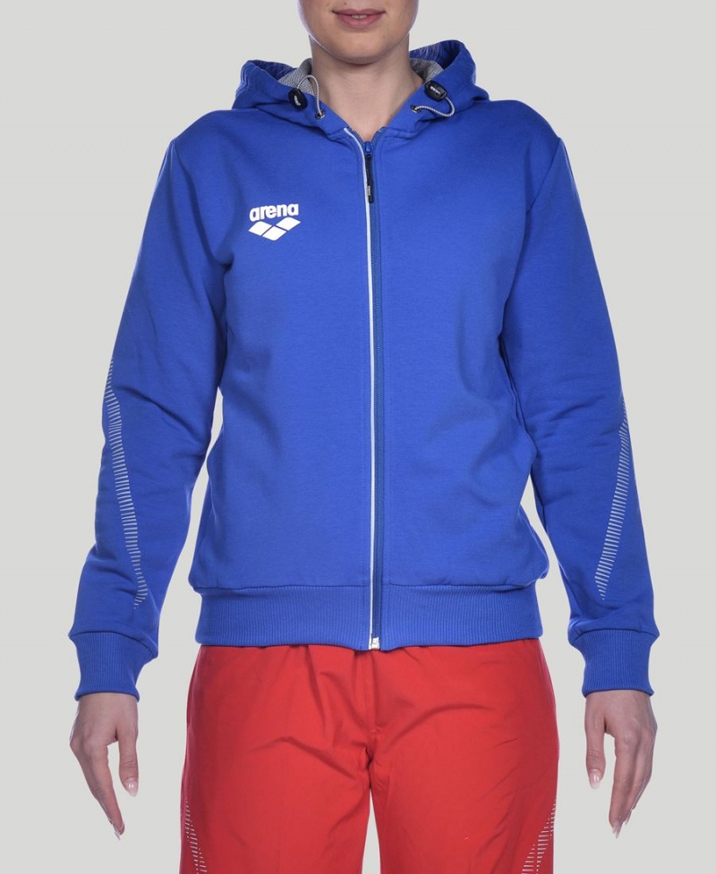 Bleu Veste Arena Team Line Encapuchonné - YCM-7088772