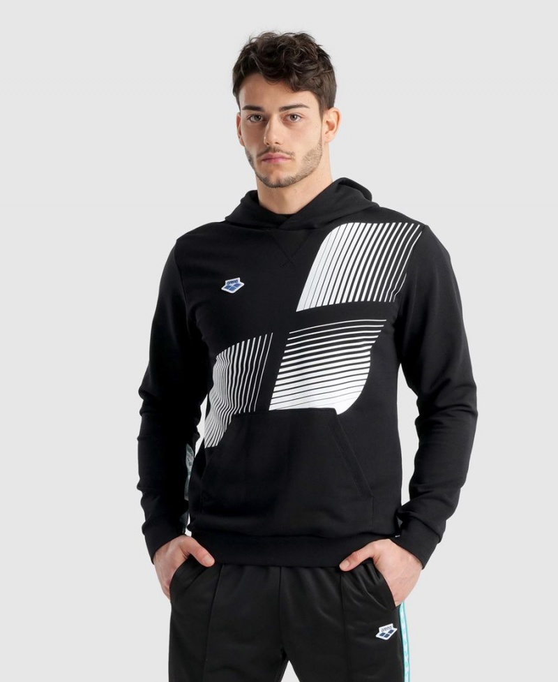 Noir Blanche Sweat a Capuche Arena Diamonds Solid - ZDS-2870216