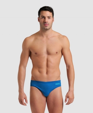 Bleu Slip de Bain Arena Team Solid - YOY-2145385