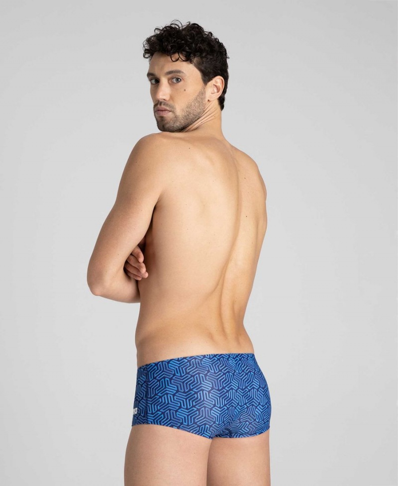 Bleu Marine Multicolore Slip de Bain Arena Kikko Low Waisted - IZY-3640660